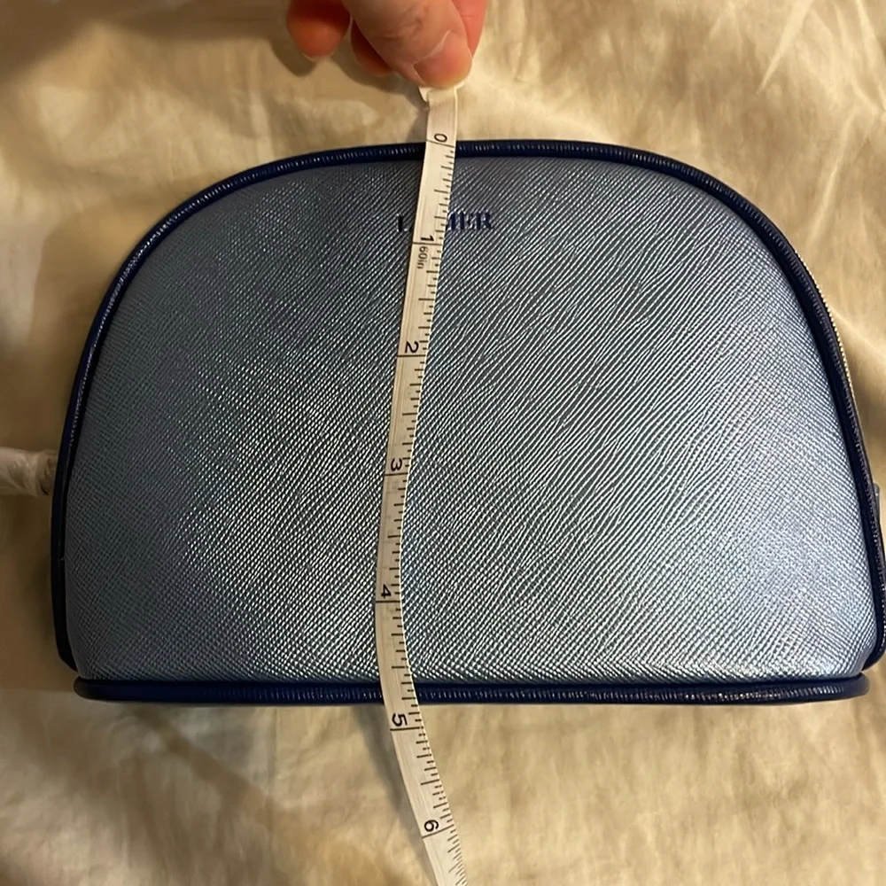 La Mer Metallic Makeup Pouch Clutch